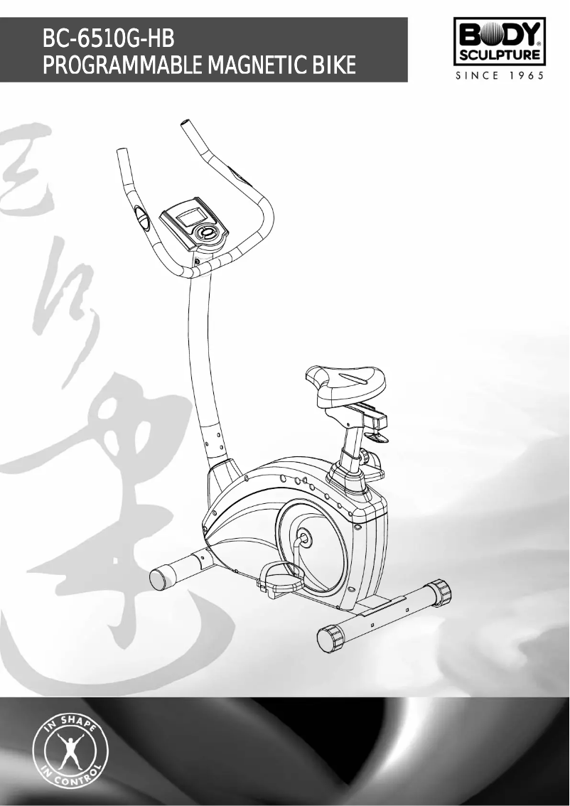 Page 1 of the manual User Manual Body Sculpture BC-6510