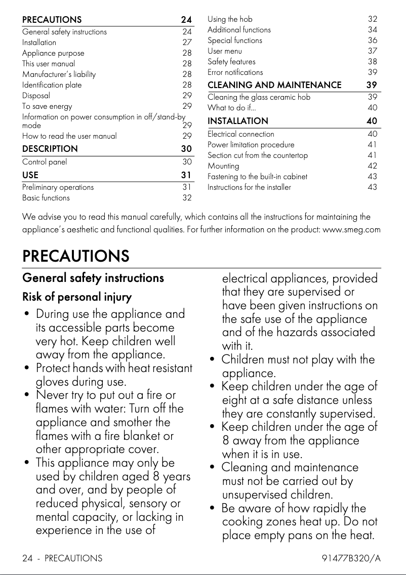 First page image of the manual for SIM1864D