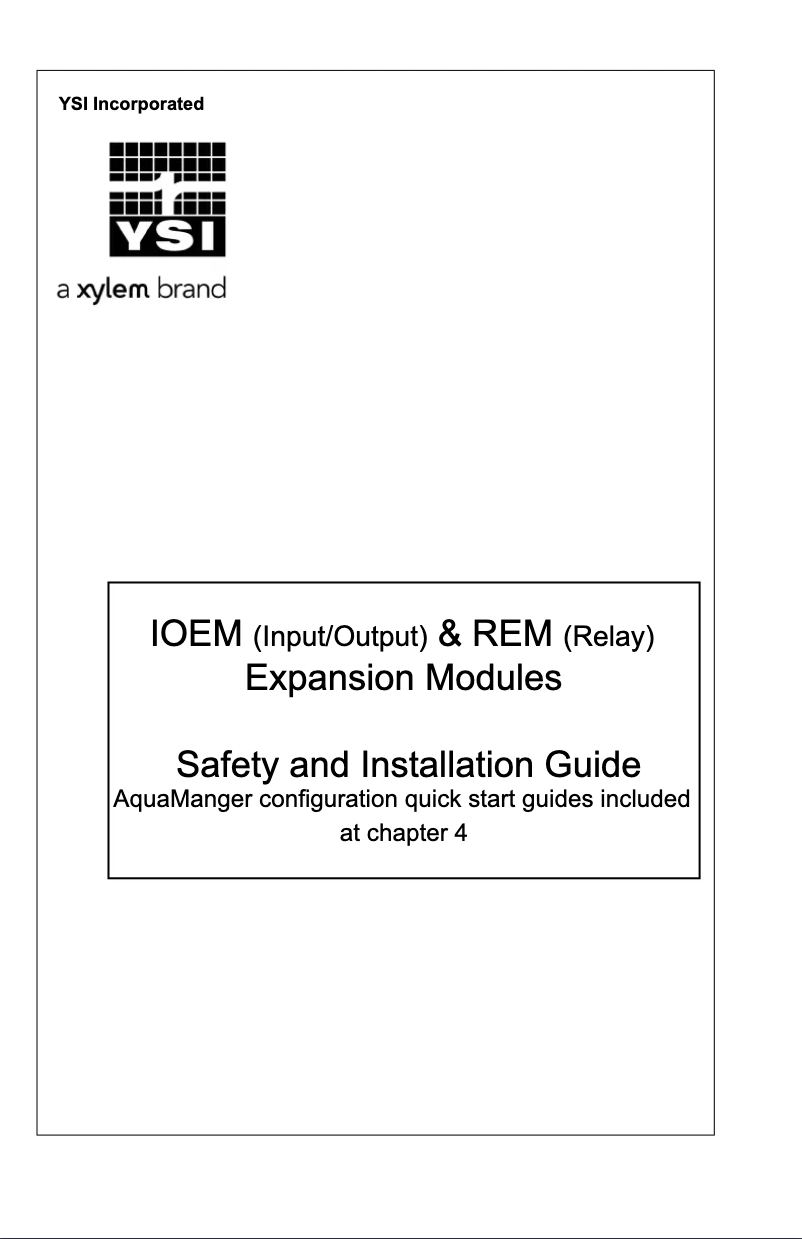 First page image of the manual for IOEM