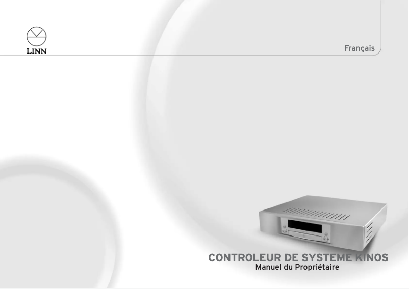 First page image of the manual for Kinos