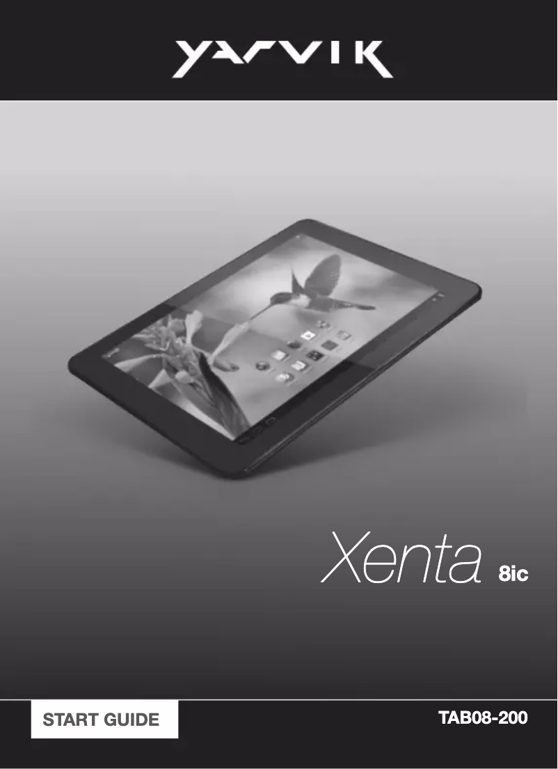 Page 1 of the manual User Manual Yarvik Xenta 8ic
