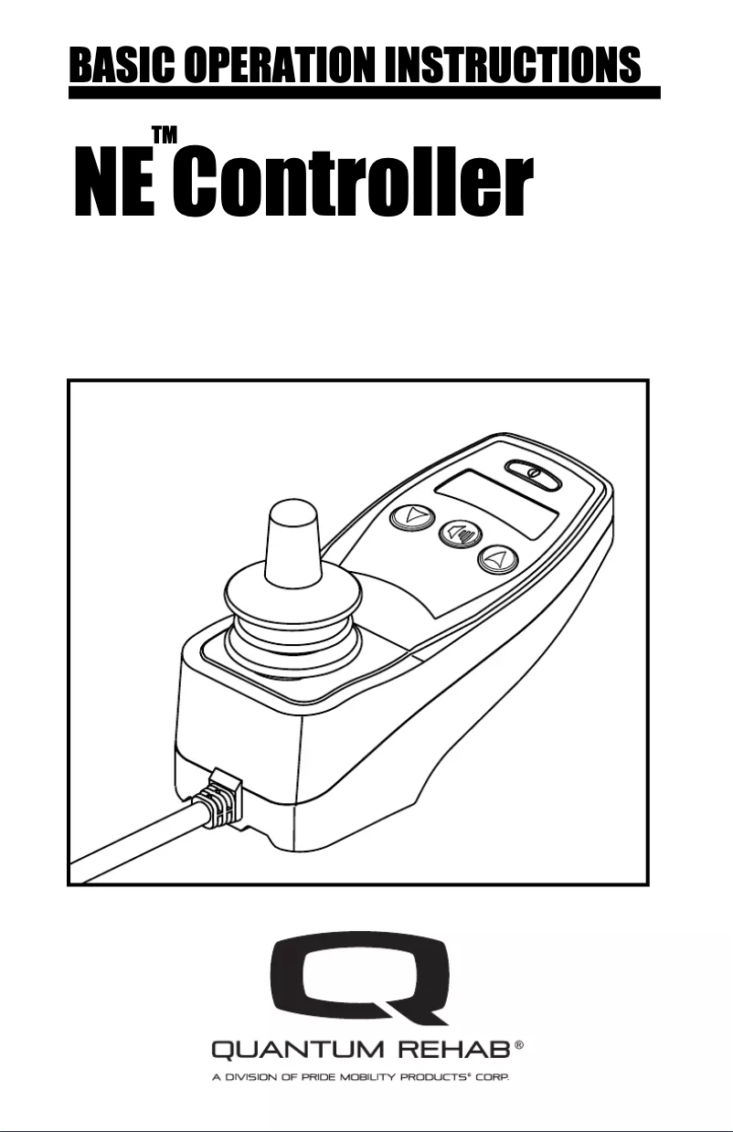 First page image of the manual for NE Controller