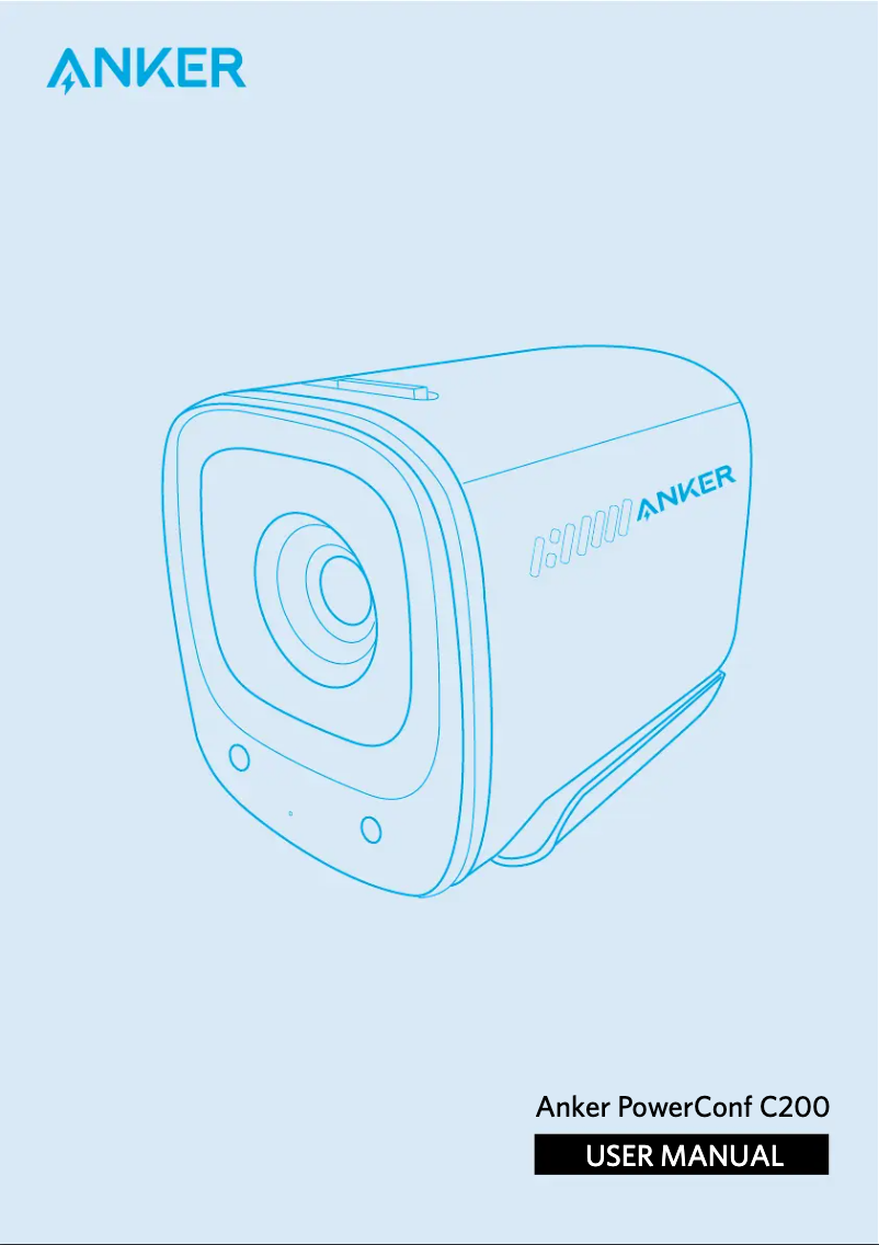 First page image of the manual for PowerConf C200