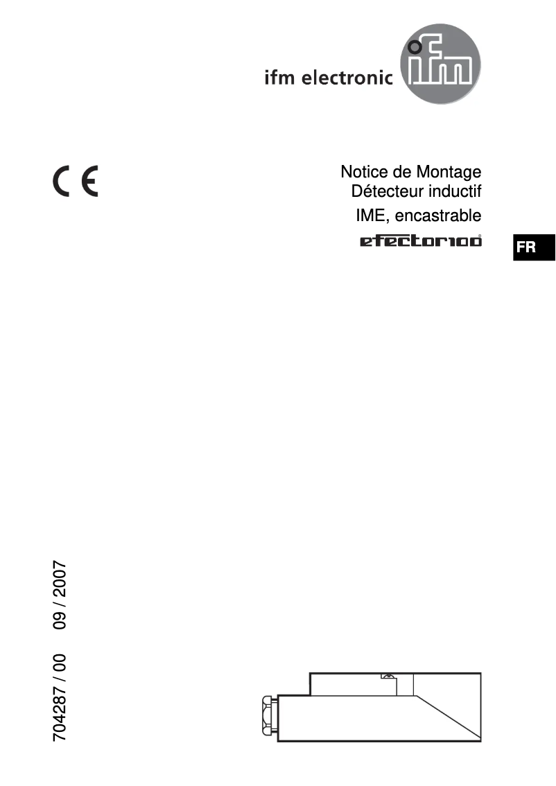 Page 1 of the manual User Manual IFM IM3505