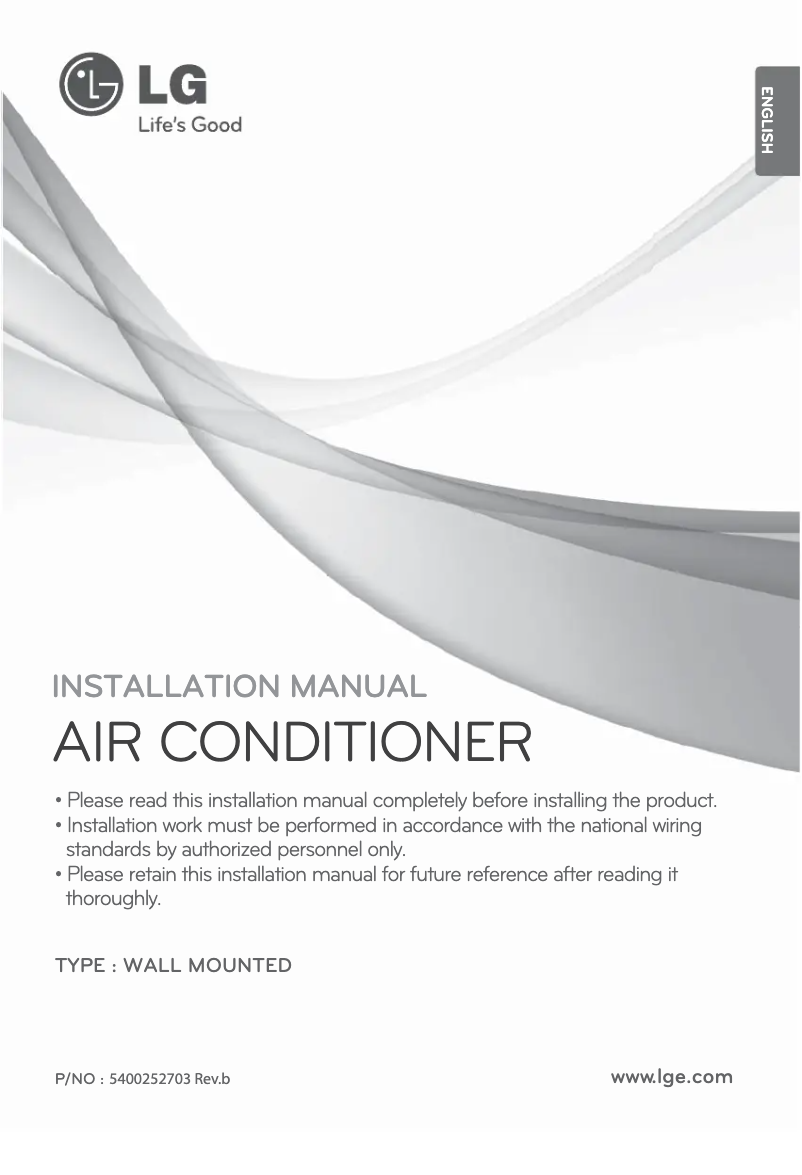 Page 1 of the manual User Manual LG S18AC