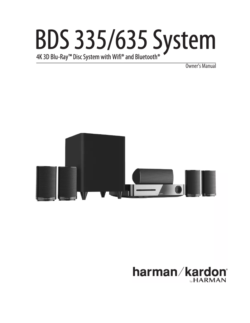 First page image of the manual for BDS 635