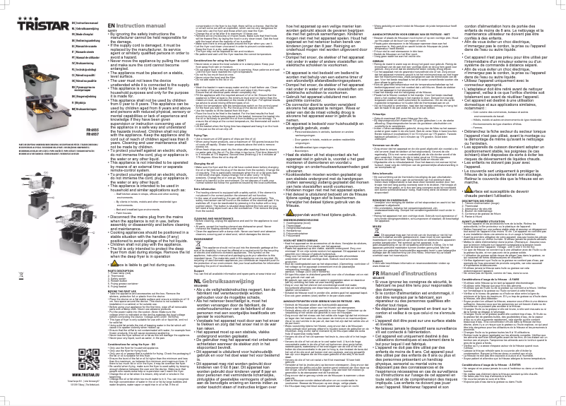 First page image of the manual for FR-6937