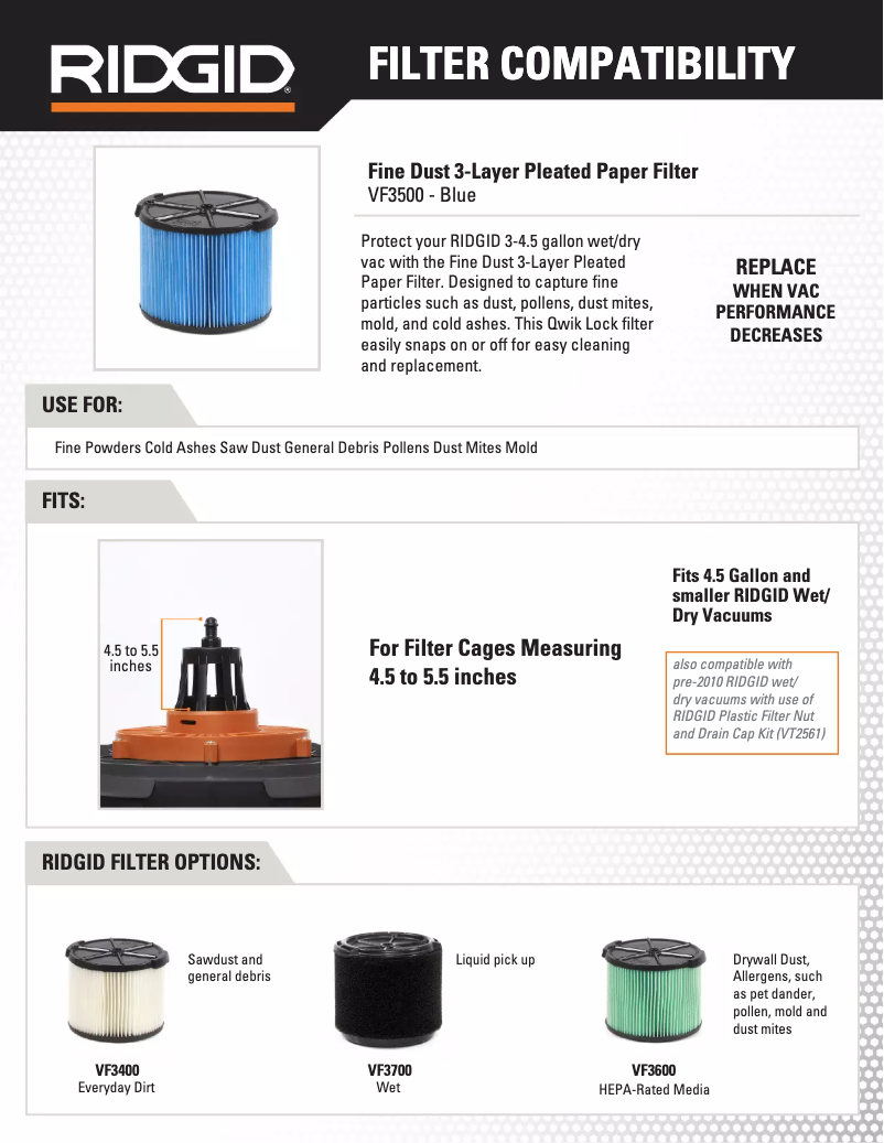 First page image of the manual for HD1640