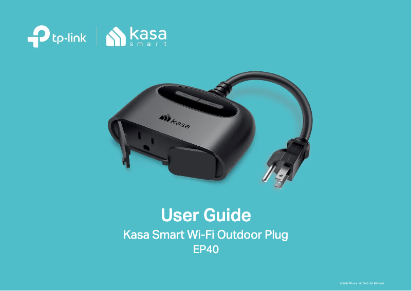 Page 1 of the manual User Manual TP-Link EP40