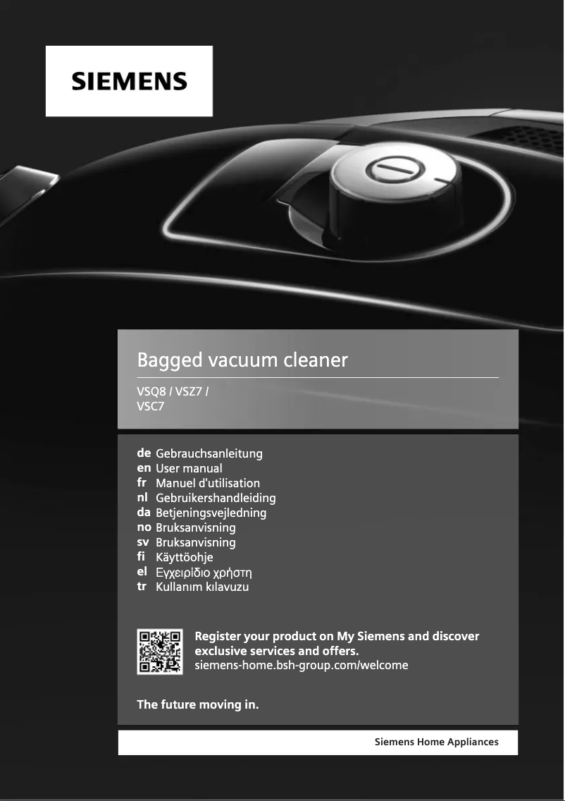 Page 1 of the manual User Manual Siemens VSZ7442S
