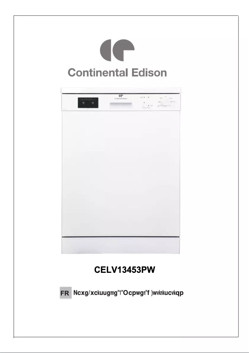 First page image of the manual for CELV13453PW