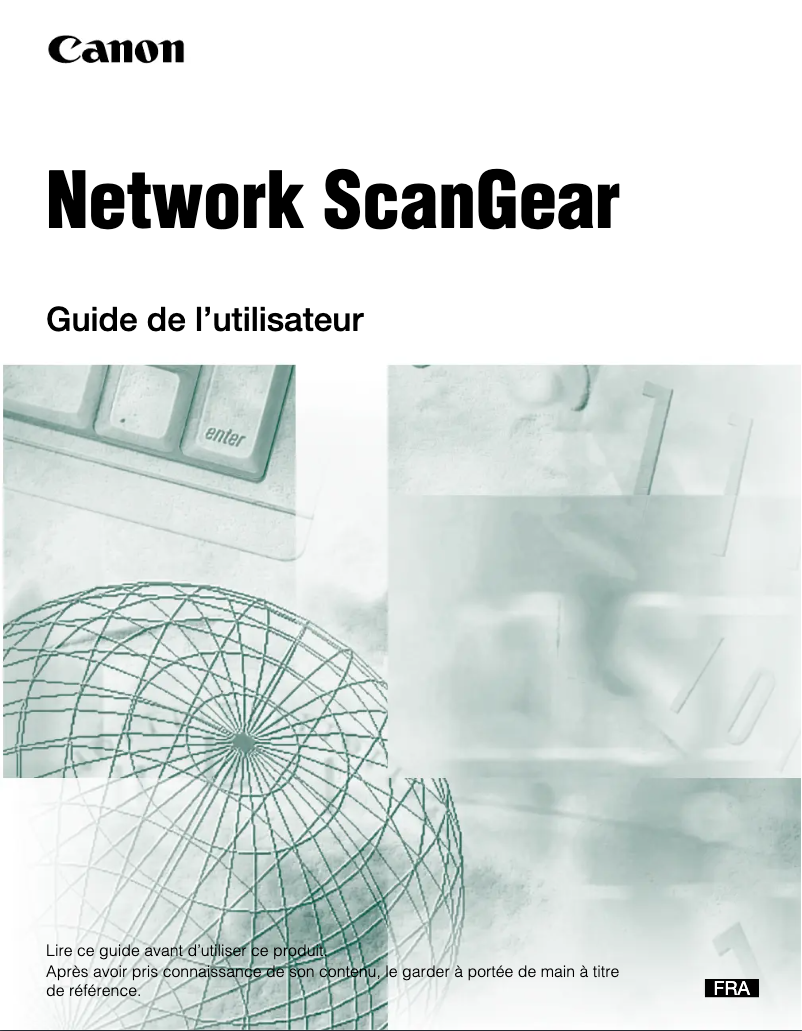 First page image of the manual for imageRUNNER 85