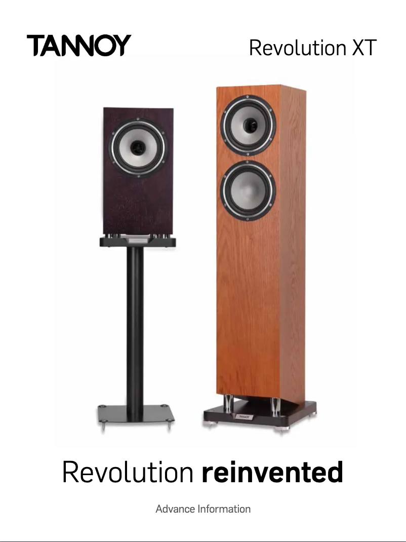 Page 1 of the manual User Manual Tannoy Revolution XT 6