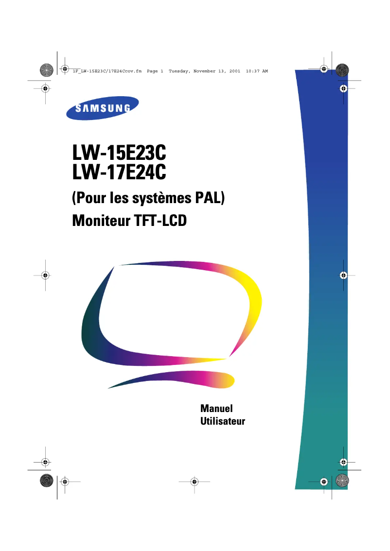 Page 1 of the manual User Manual Samsung LW15E23C