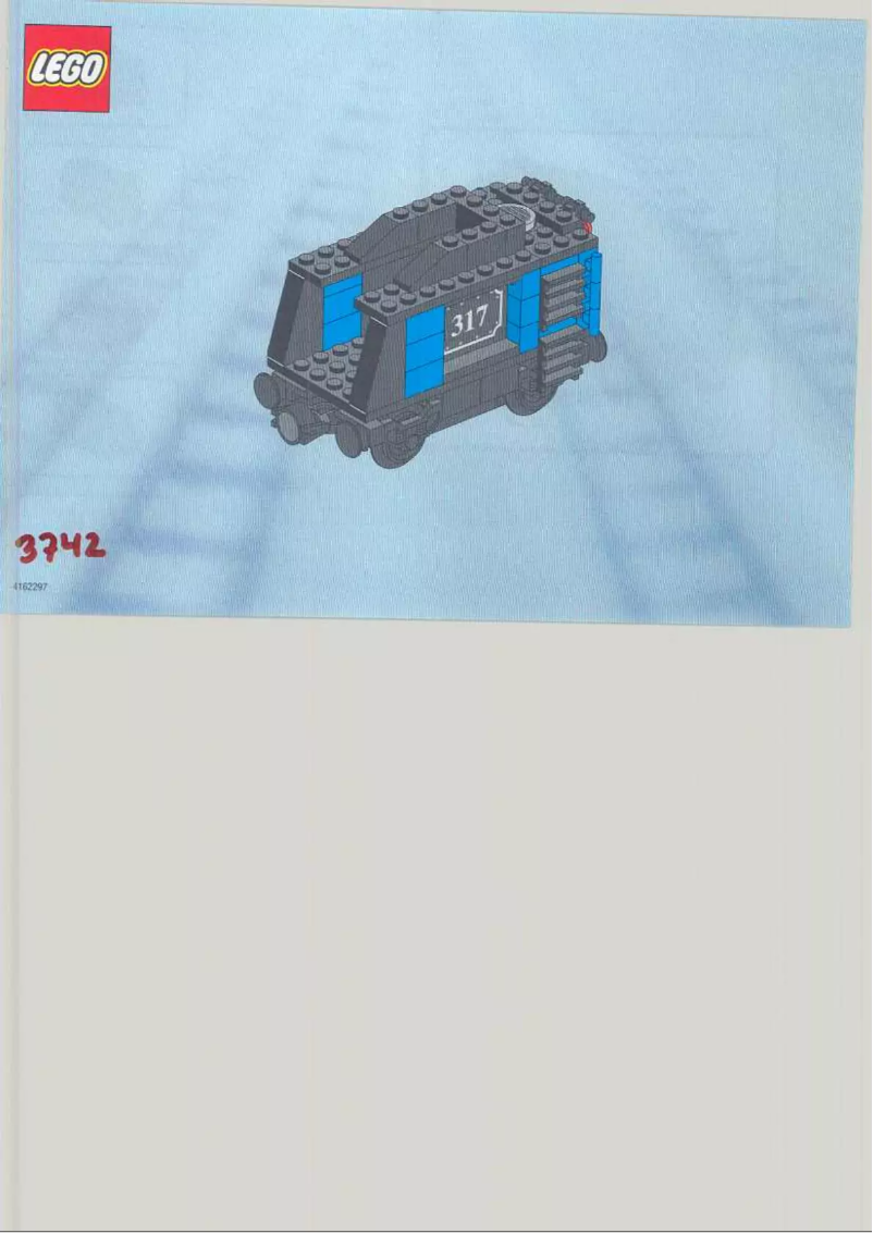 Page 1 of the manual User Manual Lego City 3742