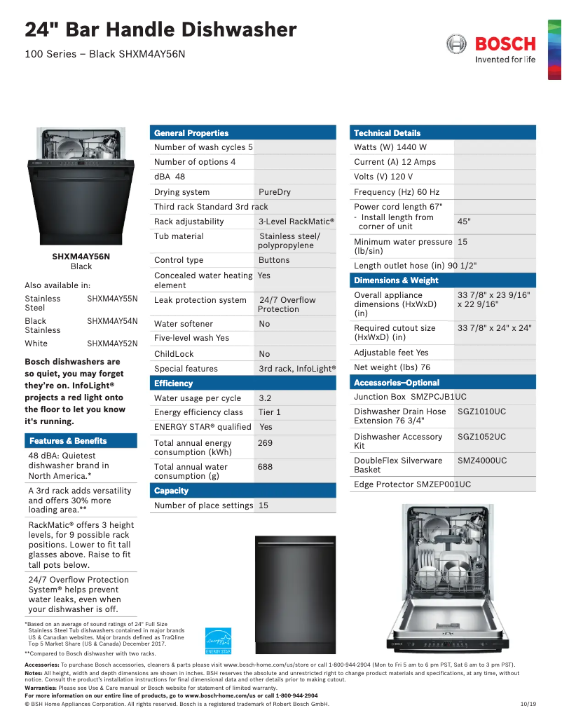 First page image of the manual for Ascenta SHE3AR76UC