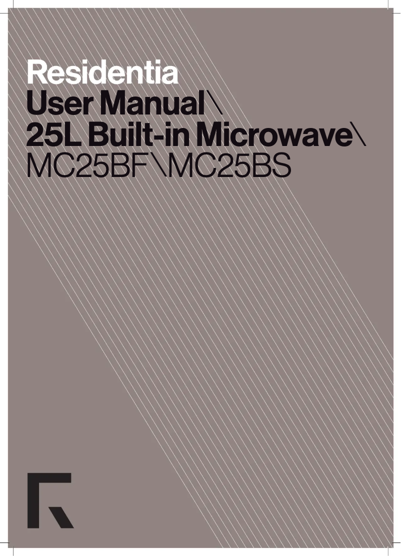 Page 1 of the manual User Manual Esatto MC25BF