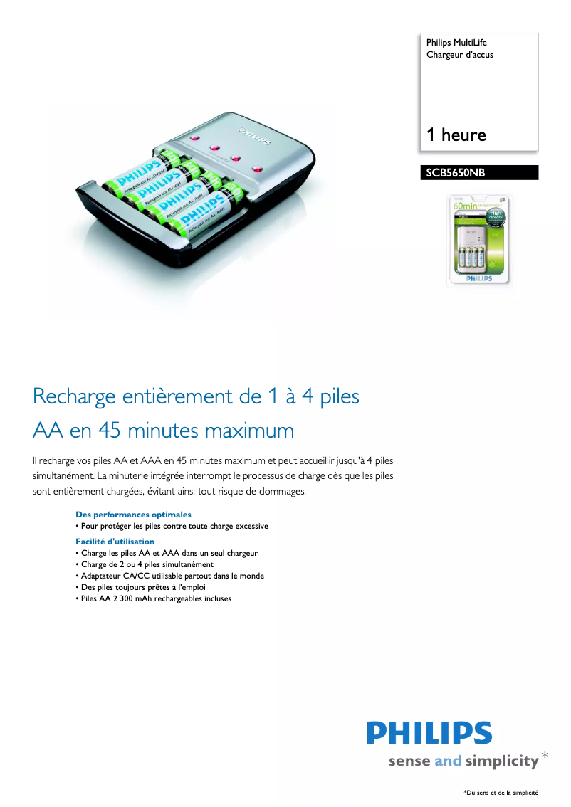 First page image of the manual for MultiLife SCB5650NB