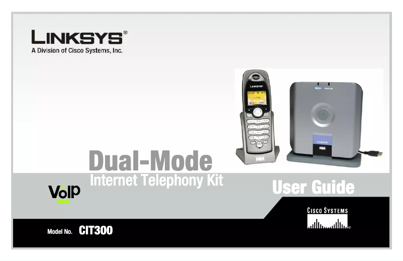 First page image of the manual for CIT300