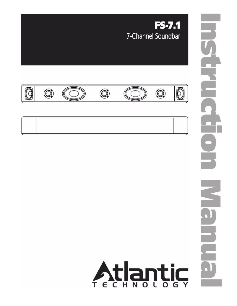 First page image of the manual for FS-7.1