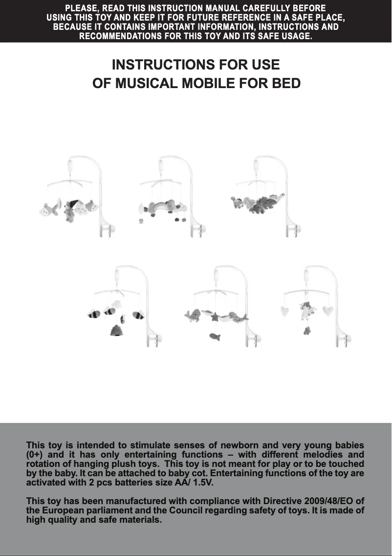 First page image of the manual for Rainbow