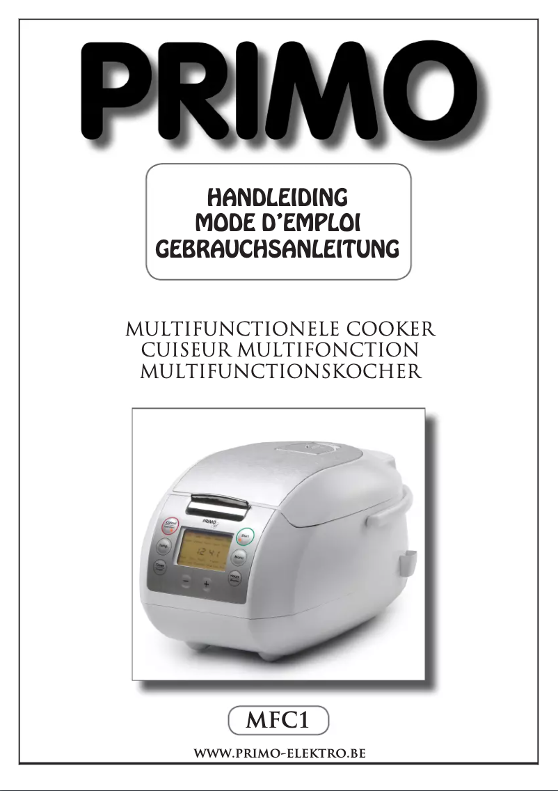 First page image of the manual for MFC1