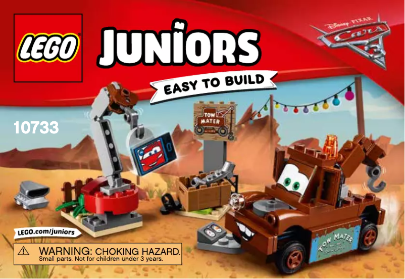 First page image of the manual for Mater's Junkyard 10733