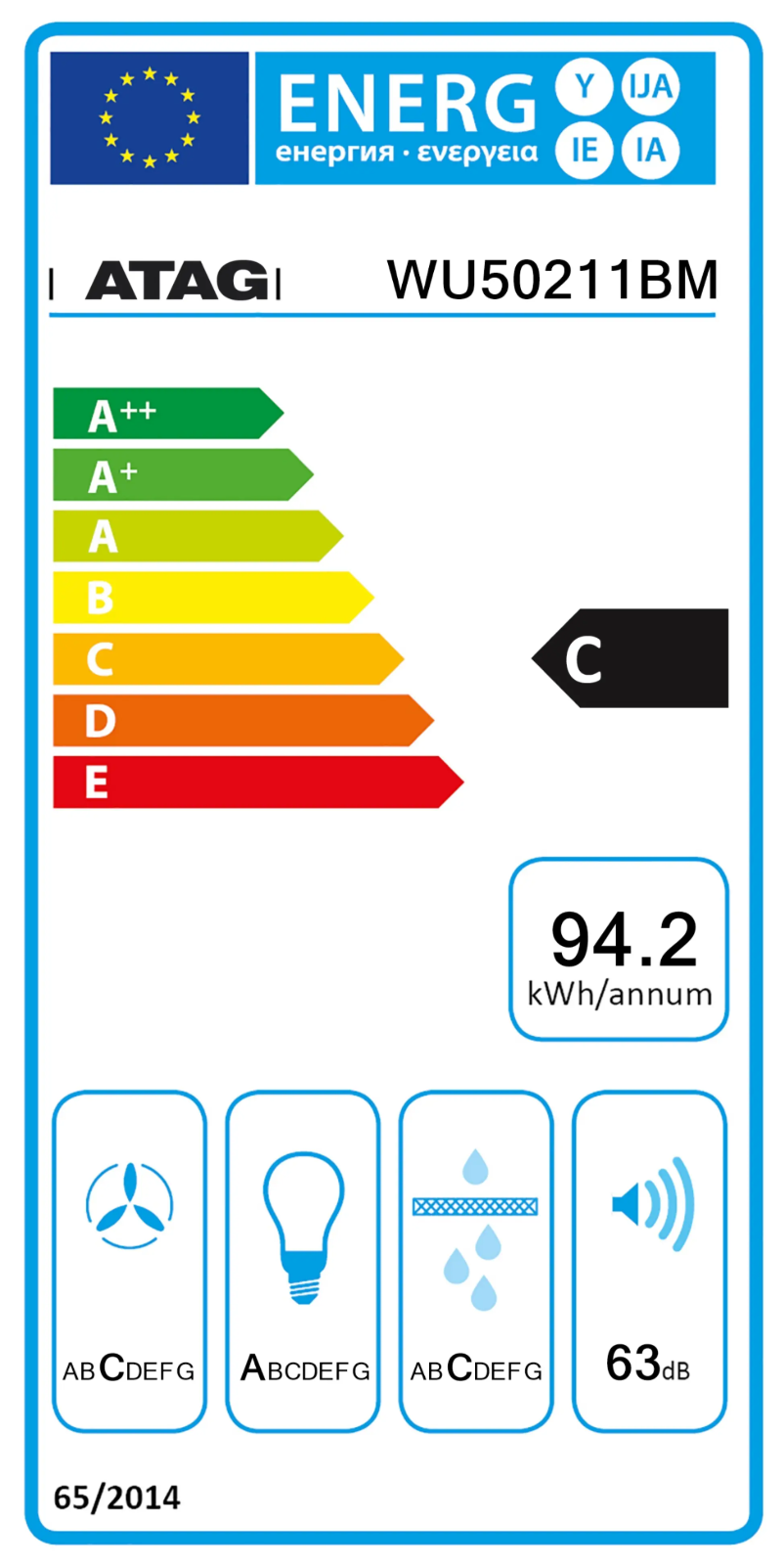 First page image of the manual for WU50211BM