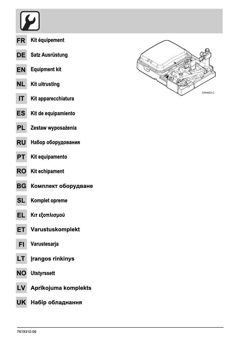 First page image of the manual for Lidia GT
