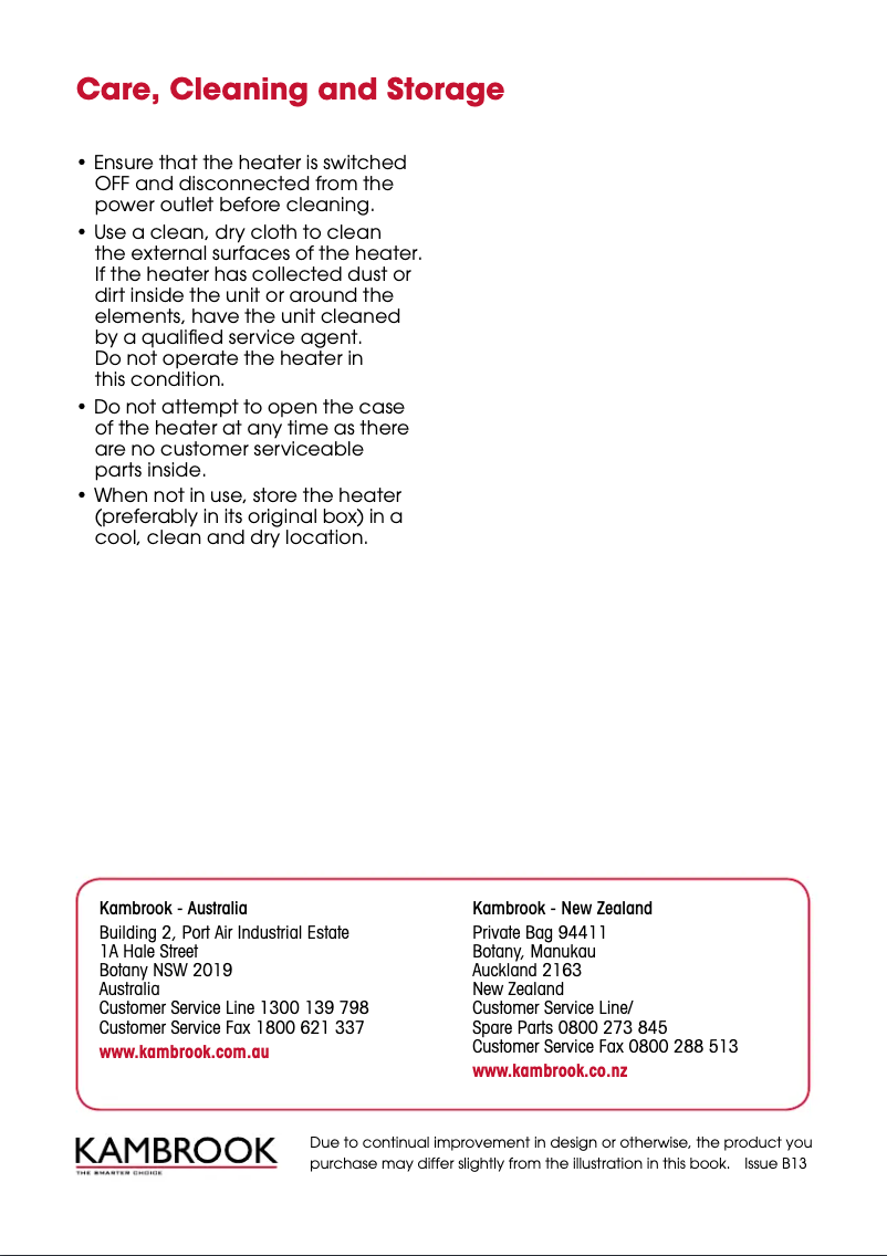 First page image of the manual for KFH660