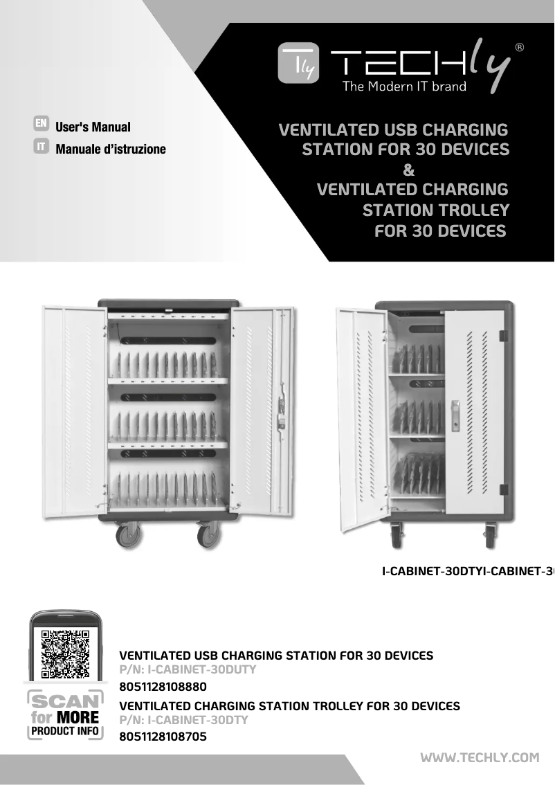 First page image of the manual for I-CABINET-30DTY
