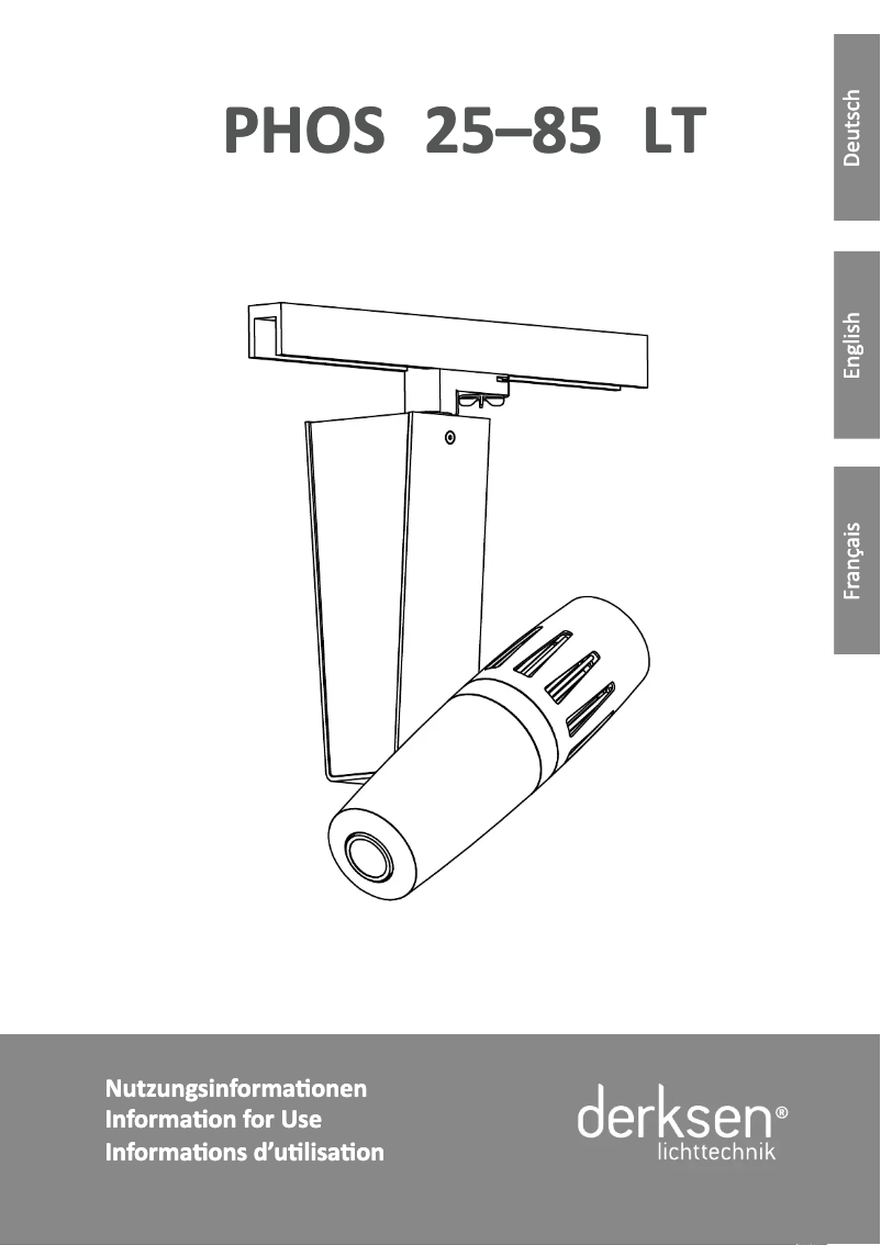 First page image of the manual for PHOS 65 LT