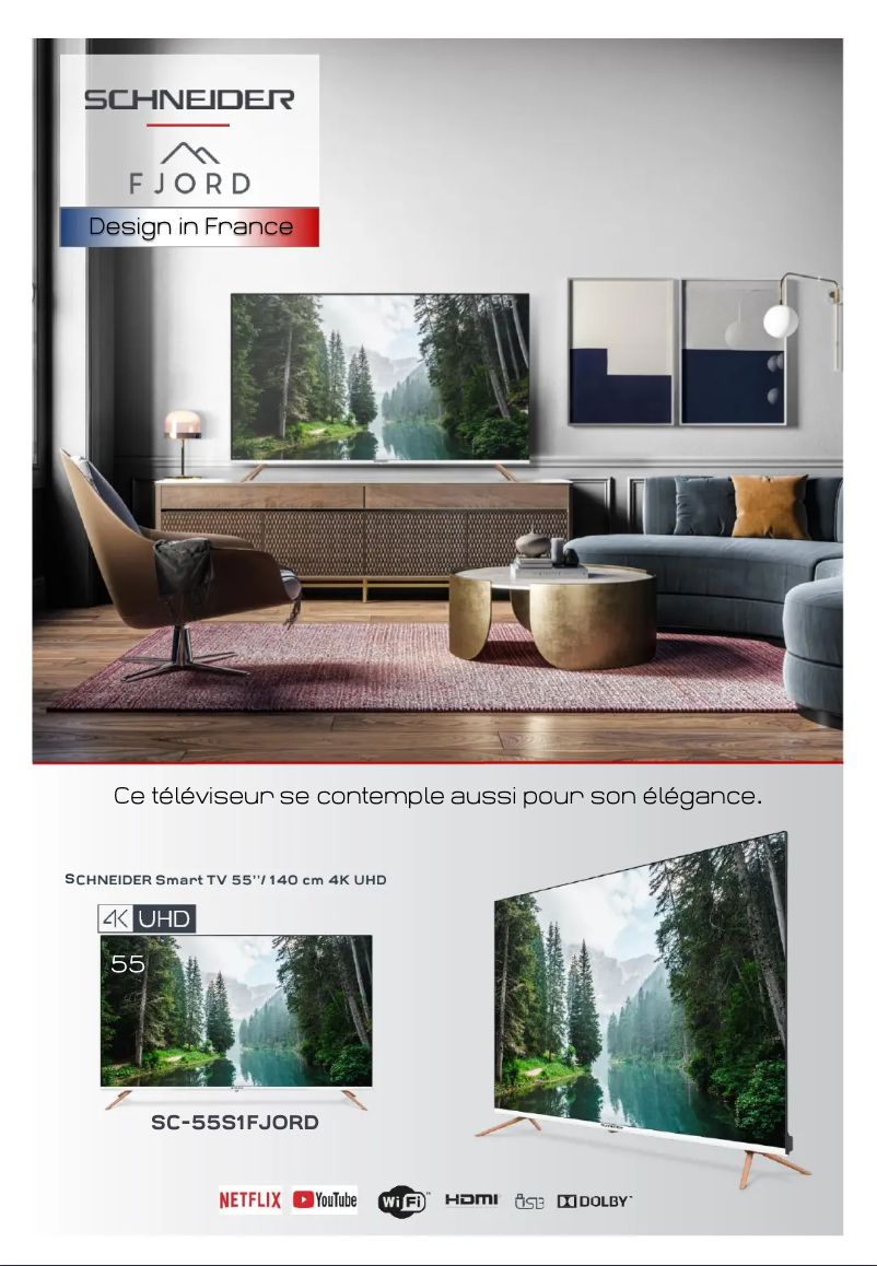 Page 1 of the manual Technical Sheet Schneider SC55S1FJORD