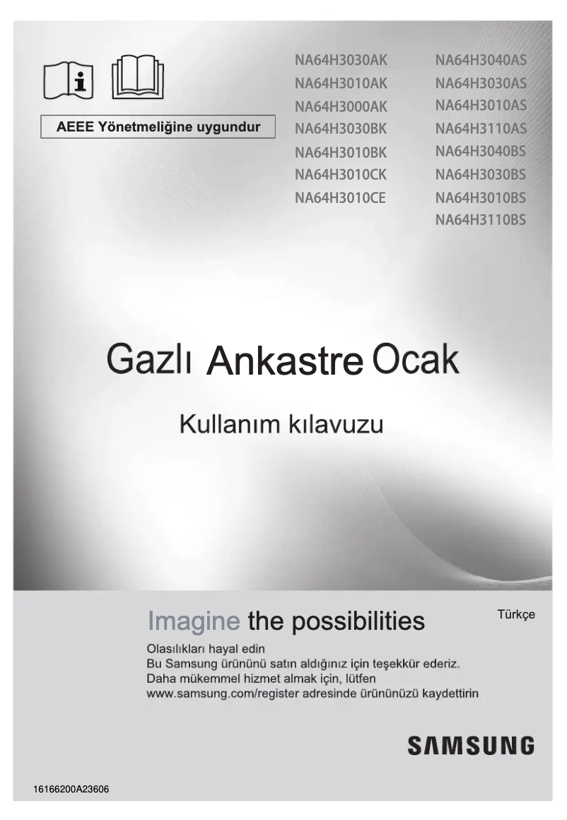 First page image of the manual for NA64H3110BS