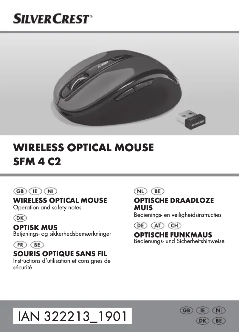 First page image of the manual for SFM 4 C2
