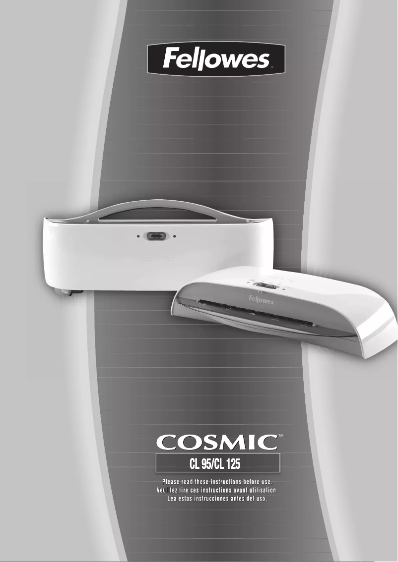 First page image of the manual for Cosmic CL-125