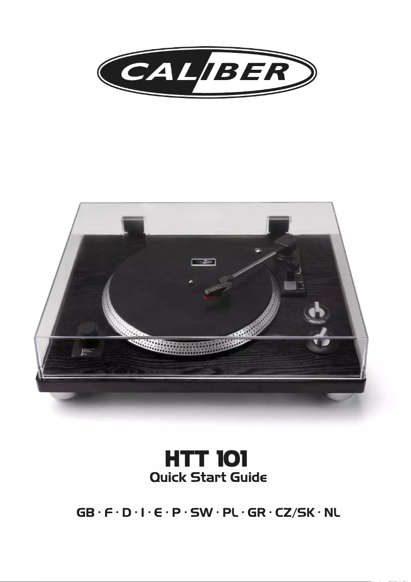 First page image of the manual for HTT 101