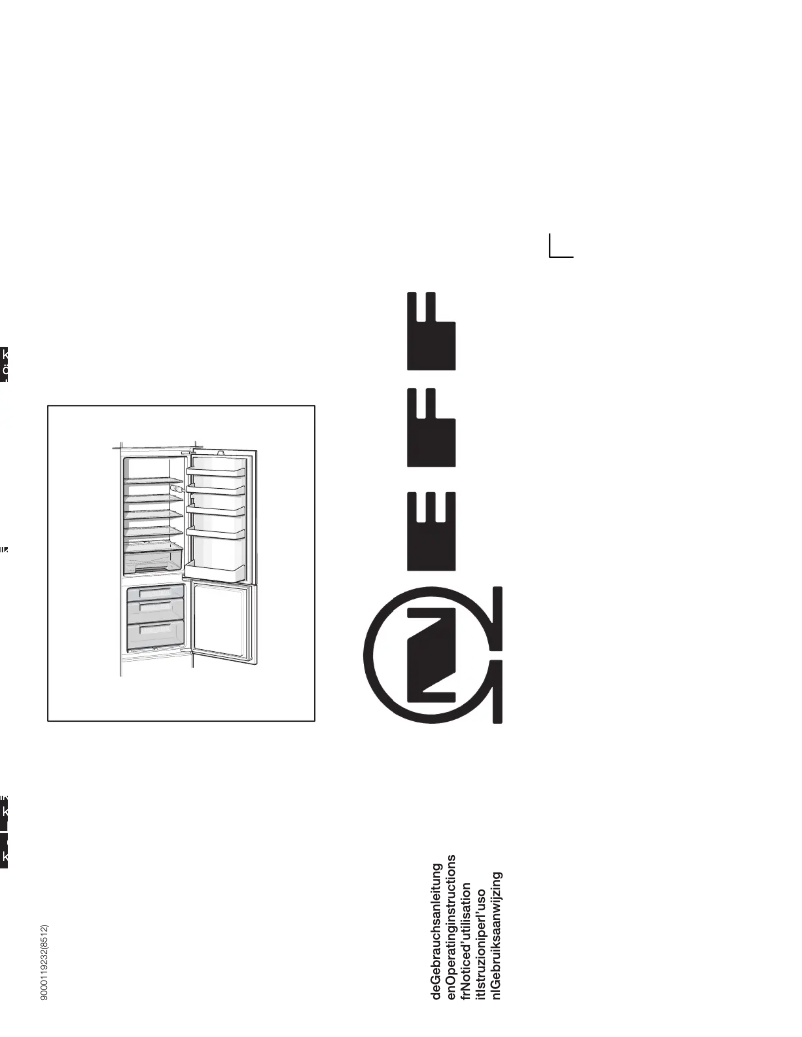 Page 1 of the manual User Manual Neff K4400X6