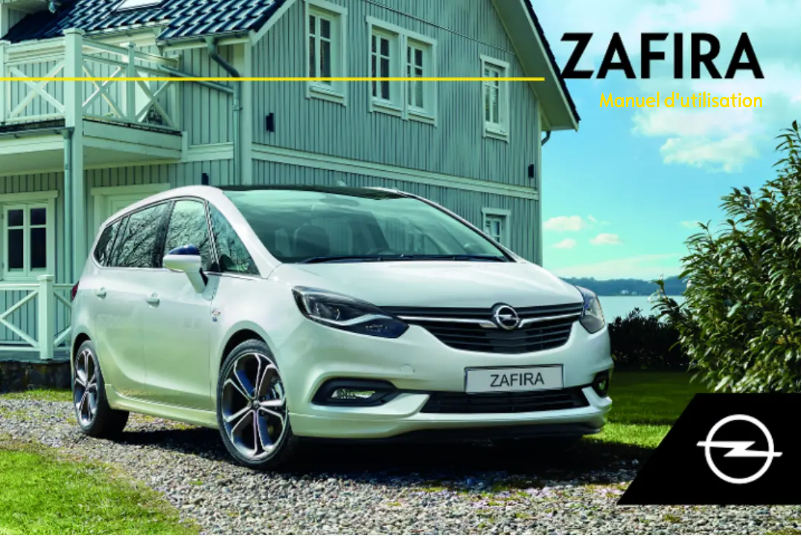 Page 1 de la notice Manuel utilisateur Opel Zafira Tourer (2018)