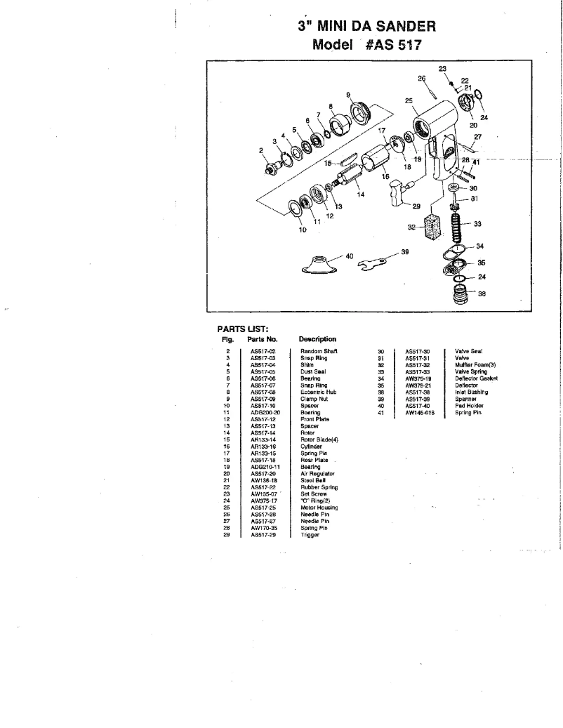 Page 1 of the manual User Manual Mac Tools AS517