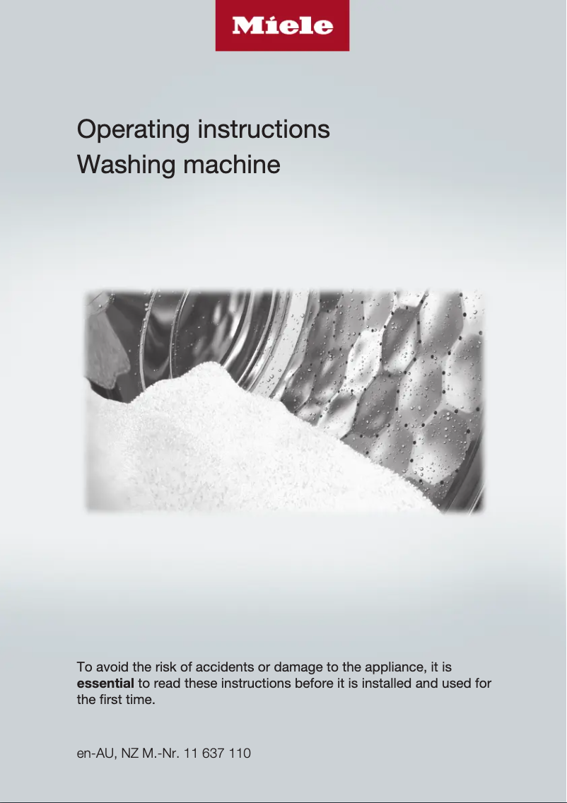 First page image of the manual for WCA 020 WCS Active