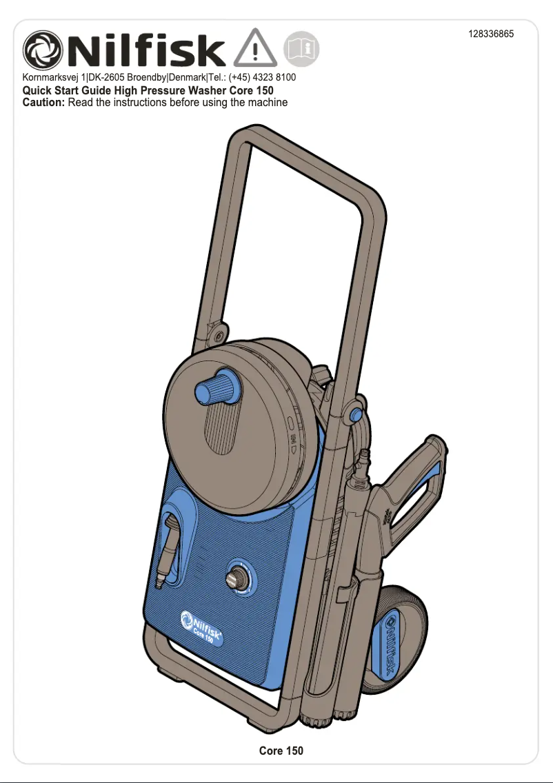 First page image of the manual for Core 150