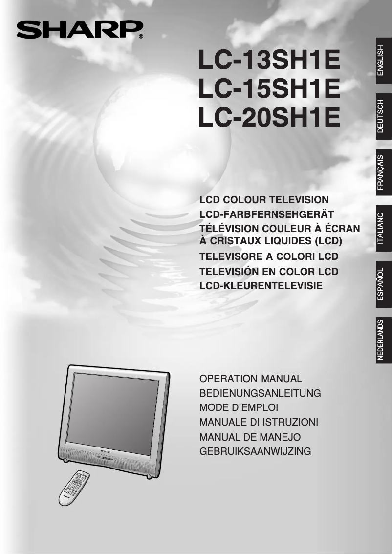 First page image of the manual for LC-20SH1E