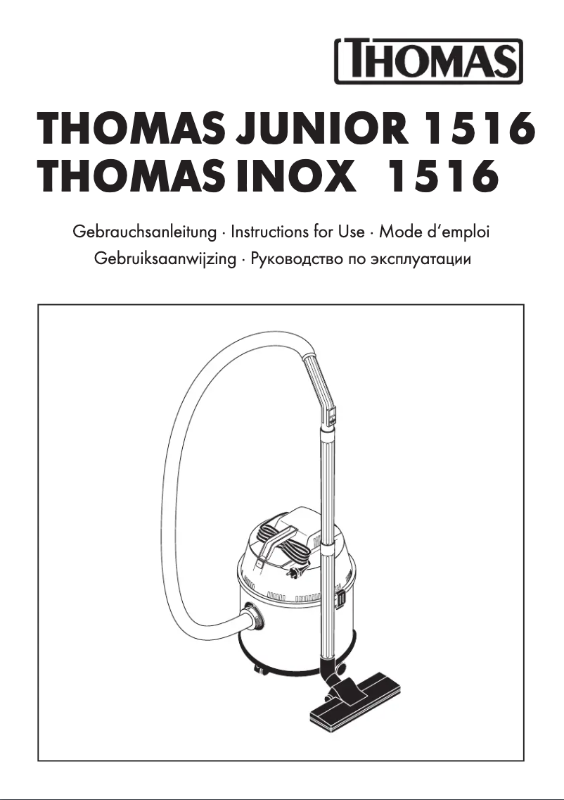 First page image of the manual for Inox 1516