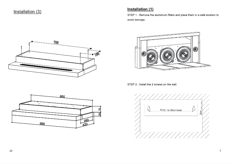 First page image of the manual for AI1790X