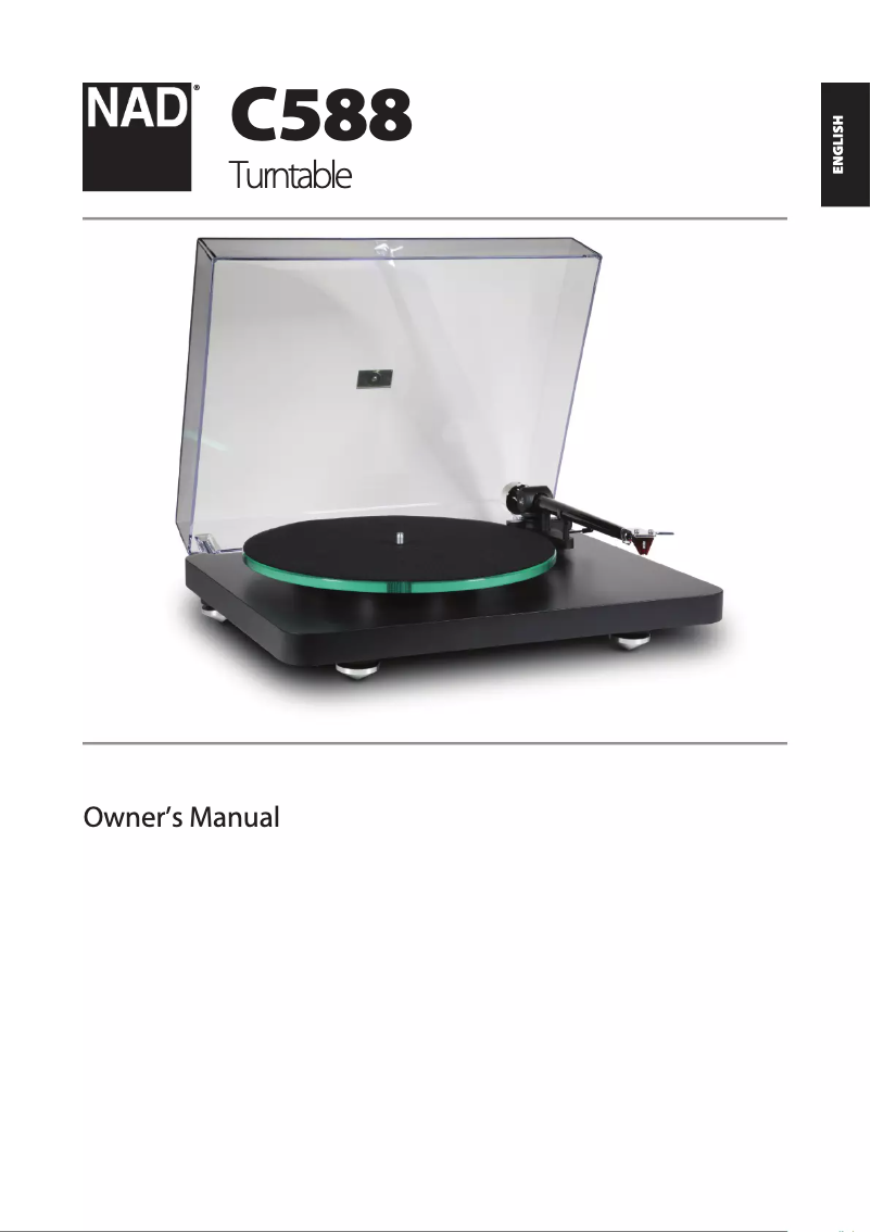 First page image of the manual for C 588