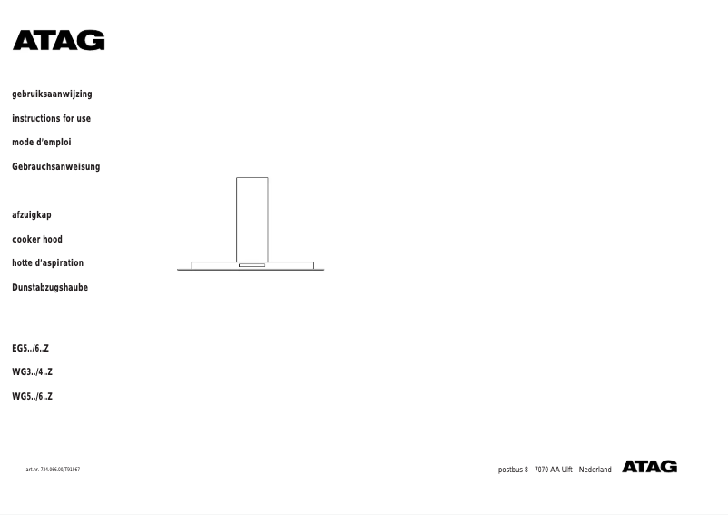 First page image of the manual for WG511Z