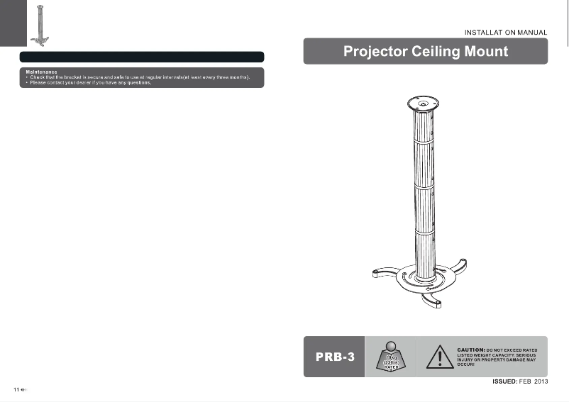 First page image of the manual for PRB-1