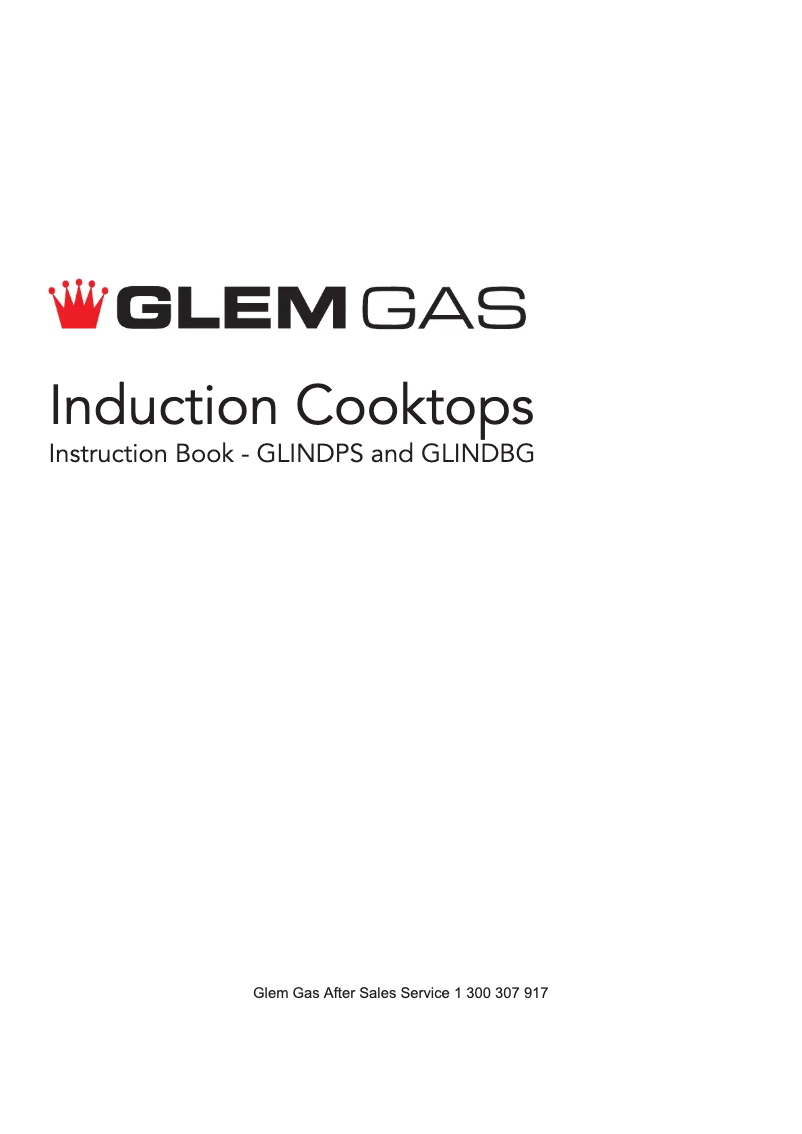 Page 1 of the manual User Manual Glem Gas GLINDBG
