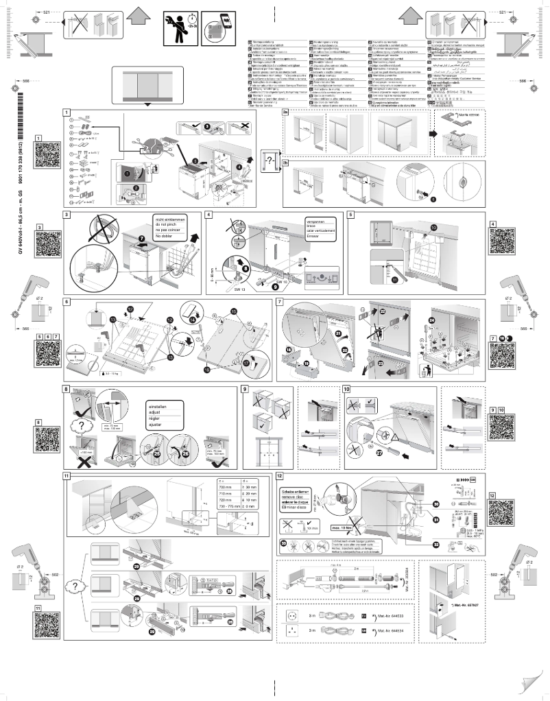 Page 1 of the manual Installation Guide Siemens SX858D02PE